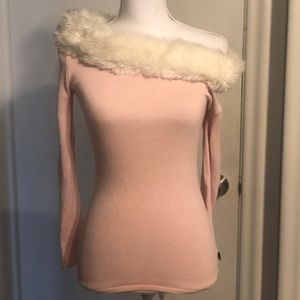Off the shoulder sweater top